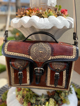 Load image into Gallery viewer, Sergios collection Handmade and hand painted briefcase