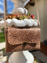 Load image into Gallery viewer, Handmade & hand tooled crossbody limited edition