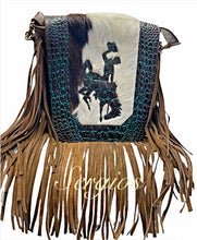 Load image into Gallery viewer, Sergios crossbody with saddle Bronc