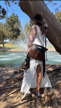 Load image into Gallery viewer, Cowgirl Cowhide satchel Cheetah print