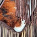 Load image into Gallery viewer, Sergios Hair on cowhide Crossbody made with tricolor brindle cowhide