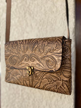 Load image into Gallery viewer, Handmade & hand tooled crossbody limited edition