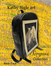 Load image into Gallery viewer, Sergios featuring the art work of talented Kathy Sigle artist, backpack