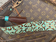 Load image into Gallery viewer, Embossed Leather purse straps
