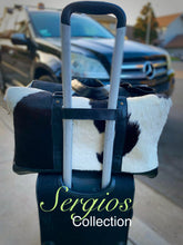 Load image into Gallery viewer, Cowhide sports travel duffel bag