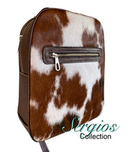 Load image into Gallery viewer, Large cowhide backpack
