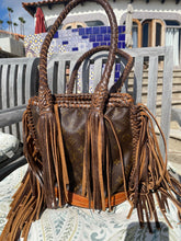 Load image into Gallery viewer, Authentic Vintage Louis Vuitton Bucket MD with Crazy Horse