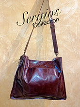 Load image into Gallery viewer, The perfect Rodeo Western tote bag in brindle cowhide