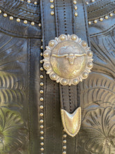 Load image into Gallery viewer, Handmade and hand tooled Black beauty