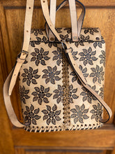 Load image into Gallery viewer, Frida Kalho collection Backpack, Handmade, Hand tooled, Hand painted