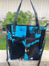 Load image into Gallery viewer, Large Cowhide Tote