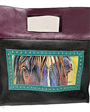 Load image into Gallery viewer, Sergios Collection featuring Kathy Sigle artist top handle and crossbody limited edition tote