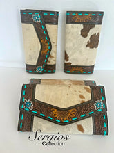 Load image into Gallery viewer, Hand Tooled leather wallet