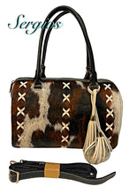 Load image into Gallery viewer, Sergios Cowhide Speedy style handbag