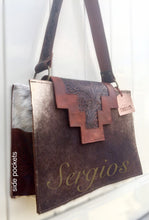 Load image into Gallery viewer, Cowhide Tote, diaper bag”City-Ranch”