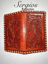 Load image into Gallery viewer, Beautiful hand tooled wallet