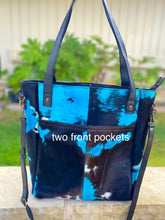 Load image into Gallery viewer, Large Cowhide Tote