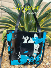 Load image into Gallery viewer, Large Cowhide Tote