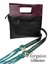 Load image into Gallery viewer, Sergios Collection featuring Kathy Sigle artist top handle and crossbody limited edition tote