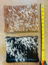 Load image into Gallery viewer, Large 7” x 9” Cowhide pouch Bag