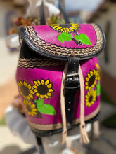 Load image into Gallery viewer, Frida Kalho collection Backpack, handmade,hand painted