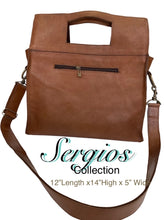 Load image into Gallery viewer, Large cowhide bucket style crossbody.