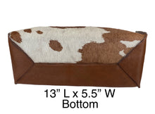 Load image into Gallery viewer, Large cowhide bucket style crossbody.