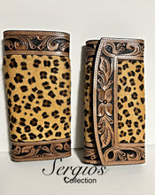 Load image into Gallery viewer, Beautiful hand crafted Hand tooled cowhide wallet