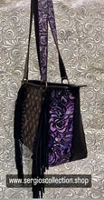 Load image into Gallery viewer, The Dallas Large tote with authentic designers canvas and embossed leathers