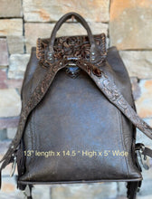 Load image into Gallery viewer, The Jody Deluxe Backpack with western buckles