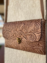 Load image into Gallery viewer, Handmade & hand tooled crossbody limited edition