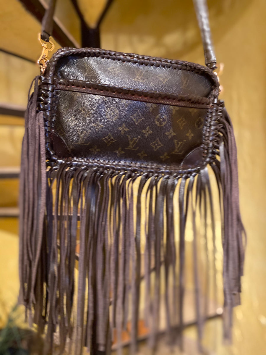 Louis Vuitton, Bags, Vintage Boho Louis Vuitton Fringe Crossbody Bag