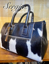 Load image into Gallery viewer, Sergios large speedy style cowhide bag