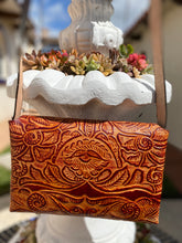 Load image into Gallery viewer, Handmade & Hand tooled crossbody limited edition