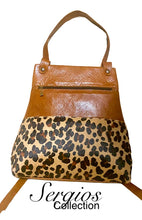 Load image into Gallery viewer, Sophisticated Cowhide Backpack