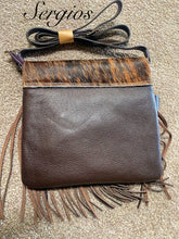 Load image into Gallery viewer, Longhorn cowhide crossbody
