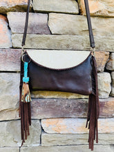 Load image into Gallery viewer, Sergios Crossbody Ivory and Brown