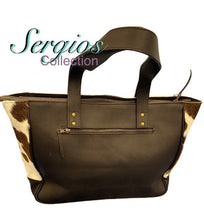 Load image into Gallery viewer, Large Cowhide Tote