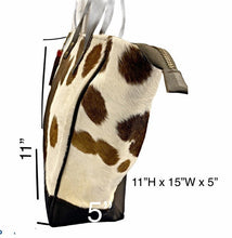Load image into Gallery viewer, Large Cowhide Tote