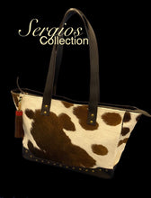 Load image into Gallery viewer, Large Cowhide Tote