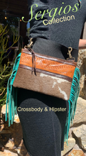 Load image into Gallery viewer, Hipster Tooled Crossbody Cellphone Carry