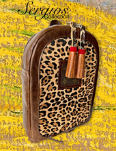 Load image into Gallery viewer, Fashionable Cheetah Backpack