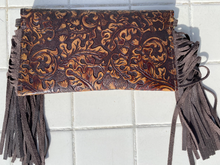Load image into Gallery viewer, Sergios Collection Unique Tooling Crossbody Bag