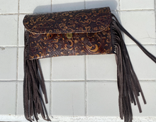 Load image into Gallery viewer, Sergios Collection Unique Tooling Crossbody Bag
