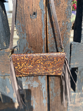 Load image into Gallery viewer, Sergios Collection Unique Tooling Crossbody Bag