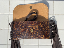 Load image into Gallery viewer, Sergios Collection Unique Tooling Crossbody Bag