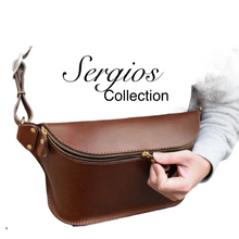 Load image into Gallery viewer, Sergios Smooth Leather Fanny Packs!