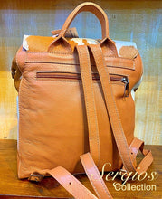 Load image into Gallery viewer, Large Cowhide Backpack