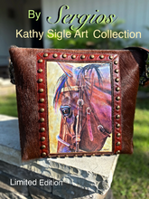 Load image into Gallery viewer, Beautiful Art by Kathy Sigle Added to Gorgeous Style Tote By Sergios Collection.