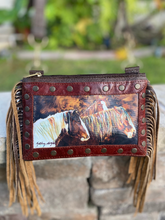 Load image into Gallery viewer, Beautiful Painting by Kathy Sigle Added to Sergios Popular Crossbody Bag